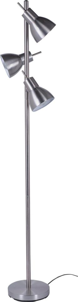 Collection - Fraser Trio Spotlight - Floor Lamp - Silver